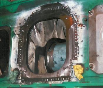 cold metal repair diesel manway door